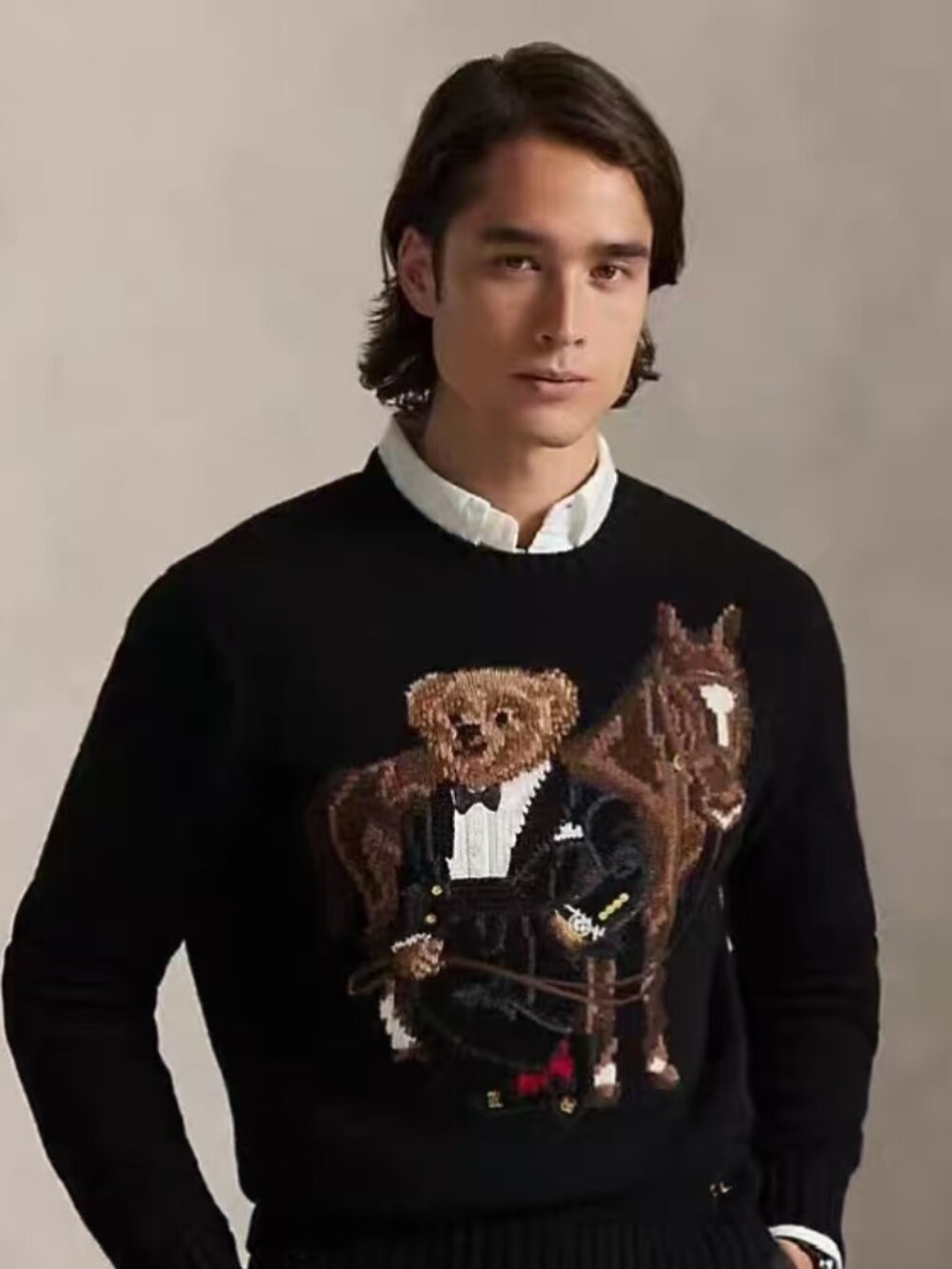 Polo Ralph Lauren Polo Bear Wool Sweater - Picture 3 of 8